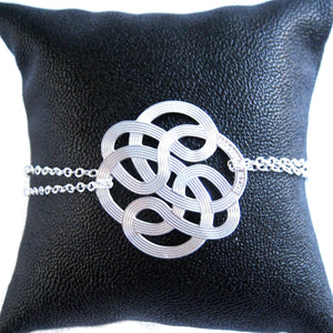 Bracelet "Enlace-moi" argenté - chaîne