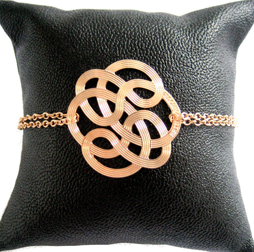 Bracelet Enlace-moi rosé - chaîne
