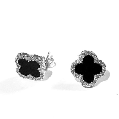 Boucles d'oreilles trèfles