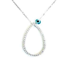 Charger l&#39;image dans la galerie, Collier goutte en argent