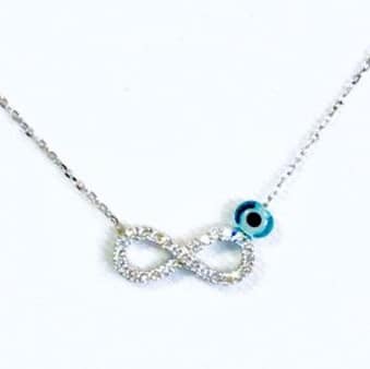 Collier infini en argent