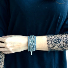 Charger l&#39;image dans la galerie, bracelet-manchette-tissus