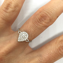 Charger l&#39;image dans la galerie, Bague chaine en argent