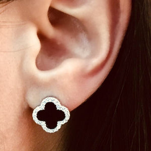 Boucles d'oreilles trèfles