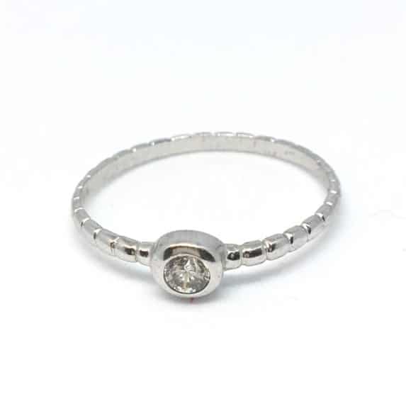 bague alliance en argent