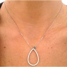 Charger l&#39;image dans la galerie, collier-grande-goutte-argent