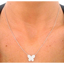 Charger l&#39;image dans la galerie, collier-papillon-argent
