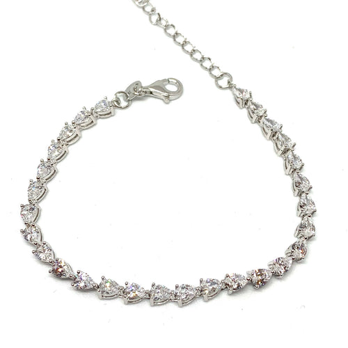 Bracelet rivière en argent