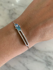 Bracelet Main de fatma en argent