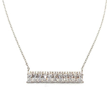 Charger l&#39;image dans la galerie, Collier barrette en argent et zirconium