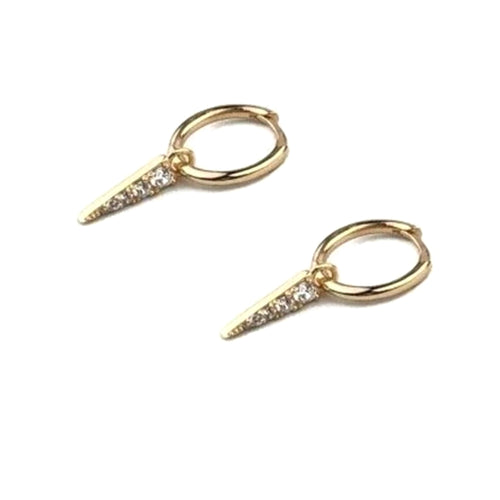 Petites boucles d'oreilles dorées