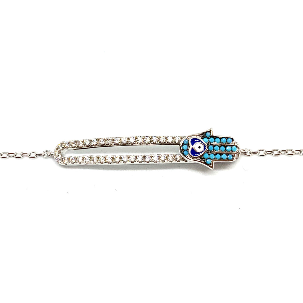 Bracelet Main de fatma en argent